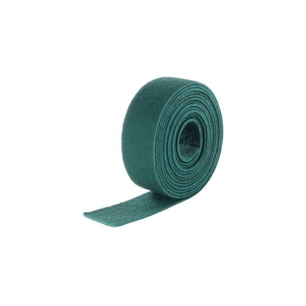 Roll of abrasive fleece, 100 mm x 10 m, Fleece structure: 220